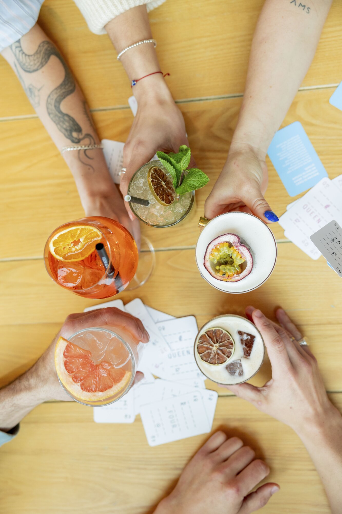 Perfect night away with your friends in EAST with cocktails and games.