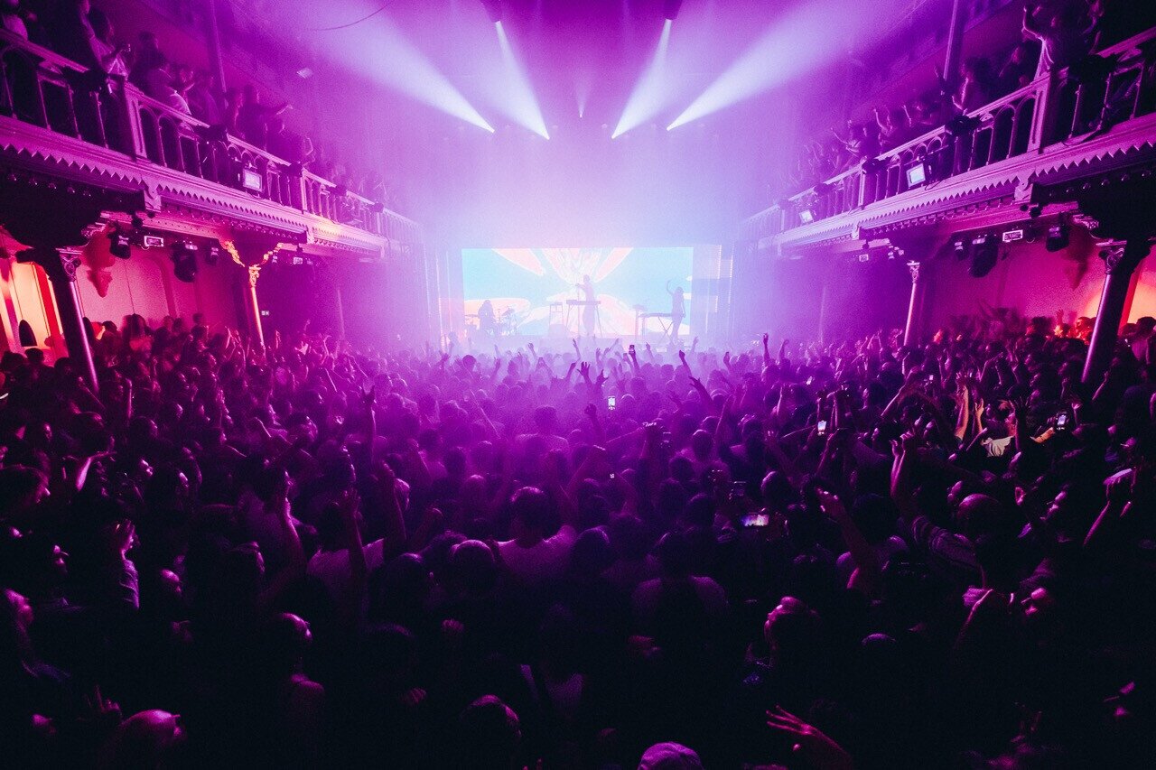 People dancing during ADE.
